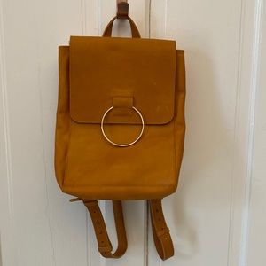 able leather backpack